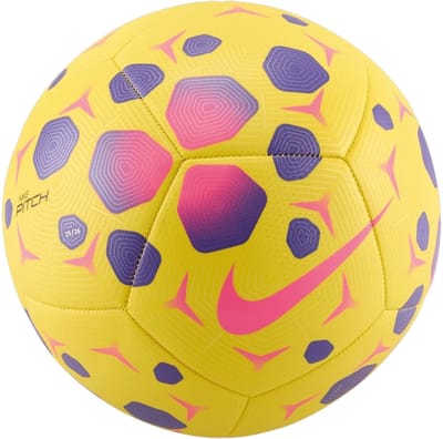 Merkloze Voetbal Maat 5 - Fel Geel, Synthetisch Materiaal
