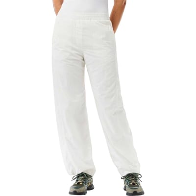 Lacoste Unisex geweven trainingsbroek met rechte pijpen voor volwassenen (Crème)