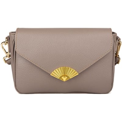 Giulia Monti Schoudertas Grijs Beige