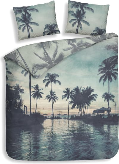 Heckett & Lane dekbedovertrek Aurora (Grey)-200x200/220 cm