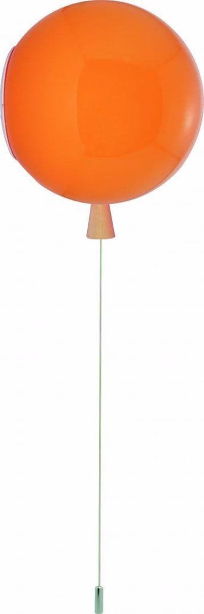 Wandlamp Ballonlamp Oranje Groot inclusief 4W LED lamp - Funnylights