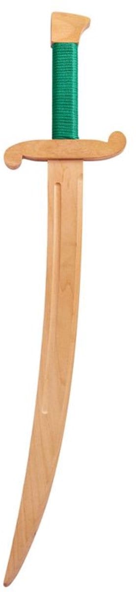 Woodsy Houten Karambit mes paars 24 x 5 x 2 cm speelgoed wapen