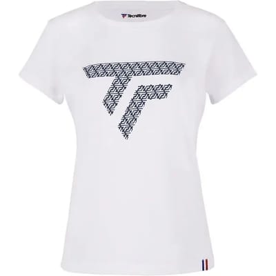 Tecnifibre Training T-shirt Met Korte Mouwen Wit L Vrouw