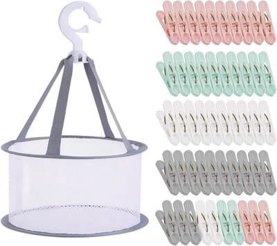 50 Stuks Extra Sterke Kledingknijpers van Plastic voor Binnen en Buiten, Ideaal voor Waslijnen en Kledinghangers