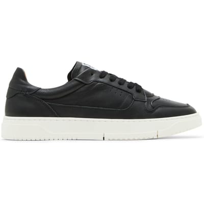 Steve Madden Cliff Sneakers Black Leather Maat: 40 | Sneakers Outlet | Heren | Zwart