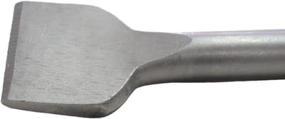 SDS Max Tegelbeitel - Brede platte beitel - Tegels Verwijderen - Gehard stalen blad - 50 x 400 mm - Zilver