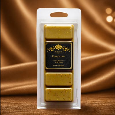 Waxmelt Snapbar - Kampvuur - Handgemaakt - 100% Sojawax - Voor (elektrische) geurbrander - Dierproefvrij