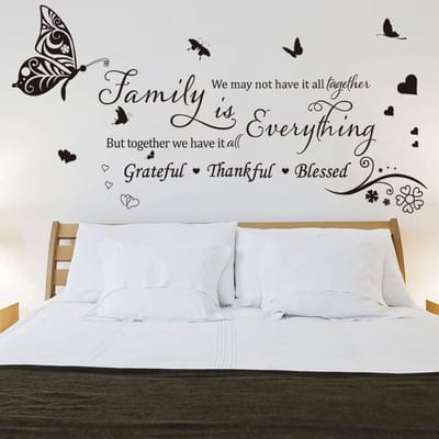 Dailygoods- Muurstickers Inspirerende Citaten - Wanddecoratie Slaapkamer - Wanddecoratie Woonkamer - Muurstickers Keuken - Zelfklevend - Verwijderbaar