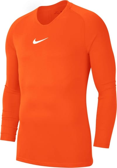 Nike Park First Layer Shirt Lange Mouw Heren - Oranje | Maat: XL