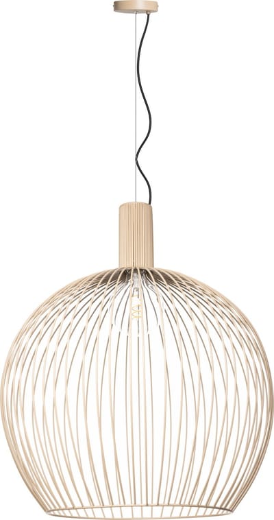 Hanglamp Wire Mat Beige 60cm - Giga Meubel