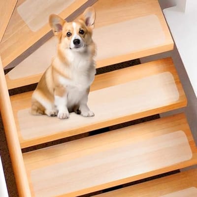 18 stuks Antislip Traptredenmatten - Transparante Trapmatten voor Binnen - 15 x 81 cm, Zelfklevend en Antislip