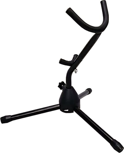 Somstyle Saxofoon Standaard voor Alt & Tenor - 37.5 CM - Muziekstandaard voor Altsaxofoon & Tenorsaxofoon - Zwart