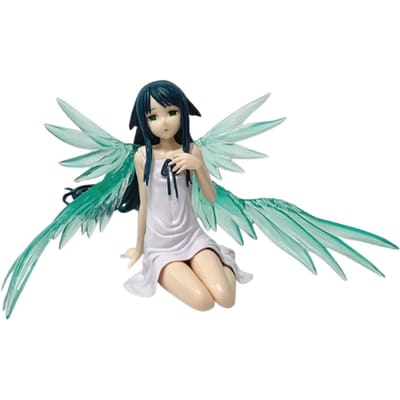 Spel The Song of Saya 12cm Saya no Uta Pure Love Meisjesfiguur PVC Figuur Bureaublad Decoratie Actiefiguur Speelgoed Verzamelen Cadeaus white