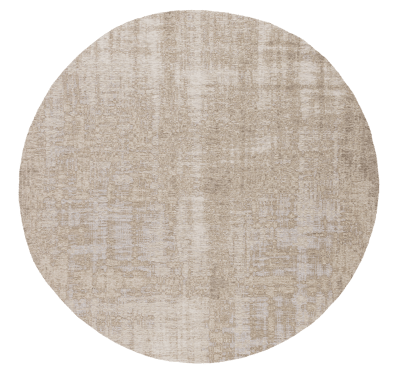 Acsento Grunge Moon Vloerkleed - Ø 200 cm - Beige - Rechthoekig, Rond - Acryl, Viscose, Katoen, Polyester - Eetkamer, Woonkamer, Kantoor, Keuken - Abstract - Vintage, Design, Modern