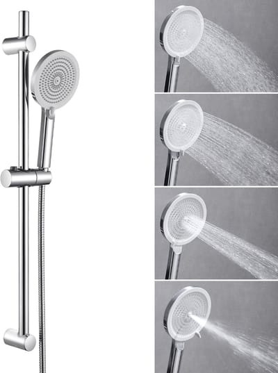 Sofetiy MAX Doucheset met Handdouche - 71 cm Glijstang - 4 standen - Waterbesparend - Chroom