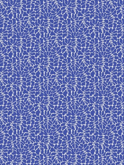 Boråstapeter Vliesbehang 2072 - Swedish Designers - Botanisch Blauw - 49cm x 10.05m