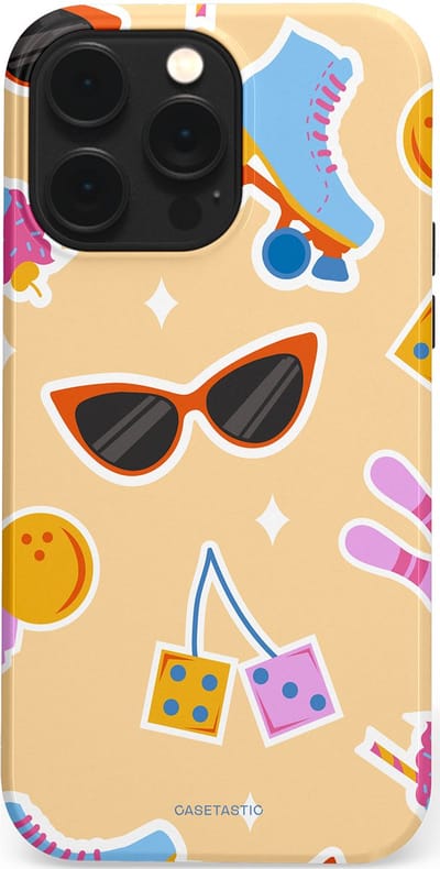 Casetastic Hoesje Geschikt voor Apple iPhone 14 Pro Max Magsafe - Stijlvolle Beschermende Duo-layer Case - Milkshake vibes