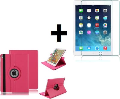 iPad 2019 Hoesje - 10.2 inch - iPad 2019 Screenprotector - iPad 2019 hoes Roze + Screenprotector