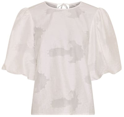 MSCH Copenhagen Mschorkidea 2/4 Top Tops & T-shirts Dames - Shirt - Wit - Maat XS