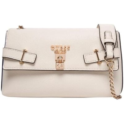 GUESS schoudertas Yesba Convertible Xbody Flap Cream White crème