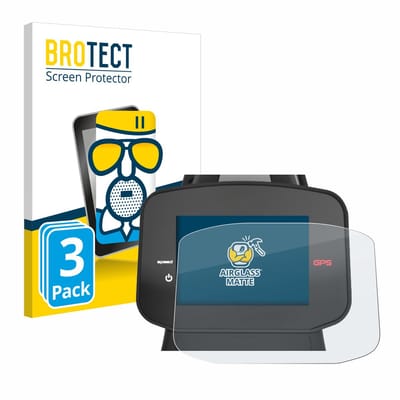 BROTECT - Screenprotector voor PowaKaddy FX7 GPS 3.5" - Folie Beschermfolie Beschermglas matte 3 Stuks