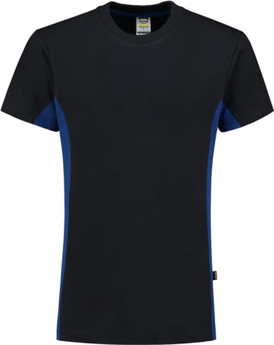 Tricorp 102004 T-Shirt Bicolor Marineblauw/Korenblauw maat M