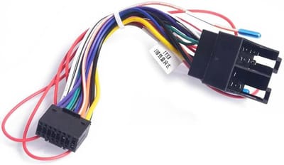Autoradio Kabelboom - ISO CD DVD - Auto Audio Installatie - Directe Aansluiting - 18.5 cm - Zwart