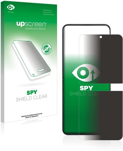 upscreen - privacy screenprotector voor Samsung Galaxy Z Flip 4 - Folie Beschermfolie Blauwlichtfilter