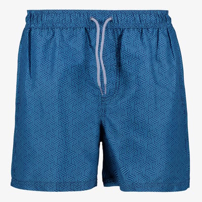 Osaga heren zwembroek met print blauw - Maat S