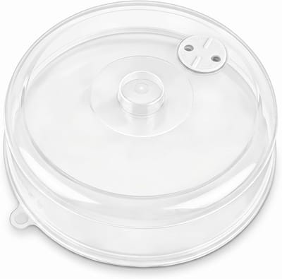 Grote Plastic Magnetron Deksel voor Voedsel - Spatbescherming, Milieuvriendelijk en Herbruikbaar Deksel voor Magnetrongebruik