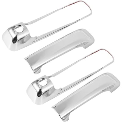 Cache Poignée de Porte Extérieure Auto Gauche Droite Convient pour Dodge Ram 1500 2500 3500 09‑15 white