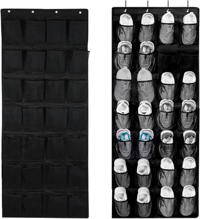 Hanging Shoe Organizer voor Deur met 28 Compartimenten - Ruimtebesparende Schoenenopberger voor Kledingkast en Slaapkamer