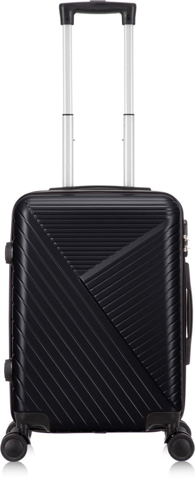 Ibiza Handbagage koffer S - 39L - 55x35x20 cm - Lichtgewicht Harde Reiskoffer - Met Ingebouwd TSA Slot - Voor Vliegtuig en Weekendtrips - Zwart