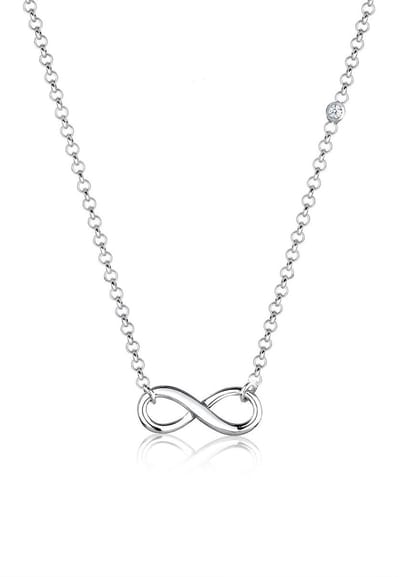Elli PREMIUM Halsketting 925 Sterling Zilver met diamant