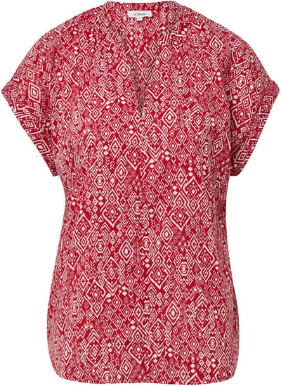 s.Oliver - female - Lichte katoenen blouse met print all-over
