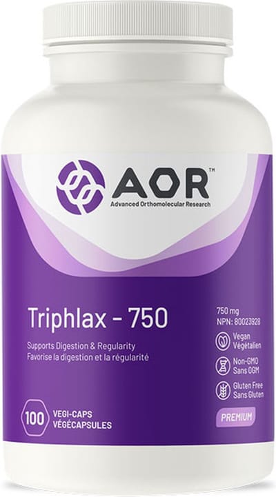 AOR Triphlax 750mg 100 capsules - darmontgifting met ayurvedische kruiden