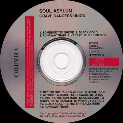 Soul Asylum - Grave Dancers Union CD