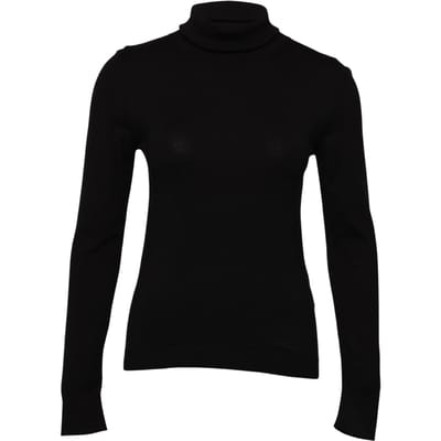 Diesel Dames/Dames Sweatshirt met Schildpadhals en Lange Mouwen (Zwart)