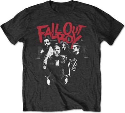 Fall Out Boy - Punk Scratch Heren T-shirt - L - Zwart