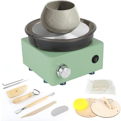 CRLYN® Pottenbakkersschijf - Pottenbakken Draaischijf - Boetseerschijf Kinderen & Volwassenen