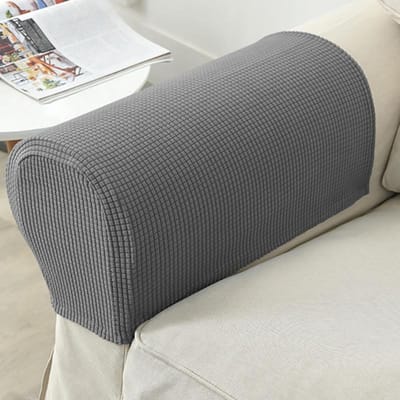 Jacquard Sofa Armleuning Hoes Voor Woonkamer Stretch Effen Kleur Zitting Armbeschermer Fauteuil Hoezen Bankhoes Verwijderbaar 2 Stuks 1 set (2 pieces)