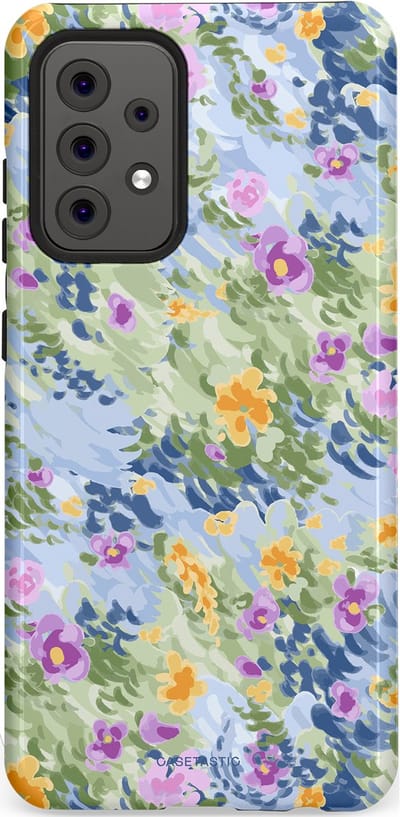 Casetastic Hoesje Geschikt voor Samsung A52 (4G/5G/s) - Stijlvolle Beschermende Duo-layer Case - Vijver briesje