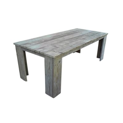 Steigerhout tuintafel - 200x80x78h - Bruin - Oud steigerhout