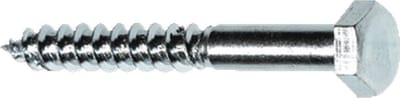 FISP houtdr bt, staal, le 40mm, diam schacht 6mm, verz, norm DIN 571