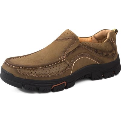Grote Maat 46 Leren Casual Schoenen Heren Outdoor Sport Klimschoenen Slijtage Mouw Voeten Middelbare Leeftijd Vader Schoenen 46