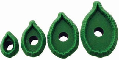 JEM Small Roses Leaves Set/4
