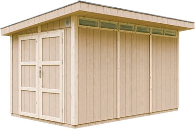 Timbela M904A - LP SmartSide Tuinhuis op houtbasis - 8,7 m² - 412x279xH237 cm - met vloer