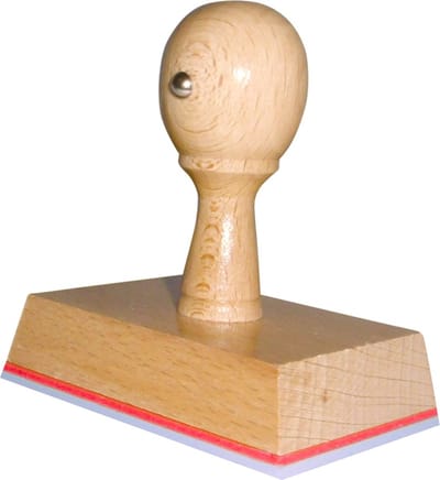 Handstempel 65x50 Mm - Stempels - Stempels volwassenen - Snelle Levering