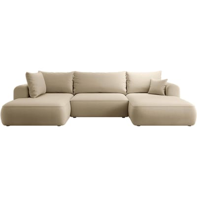 U-bank Philipa links velvet met slaapfunctie | Selsey Design
