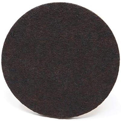 4 stuks zelfklevende viltglijders rond Ø 100 mm - bruin - 5,5 mm dik - premium kwaliteit